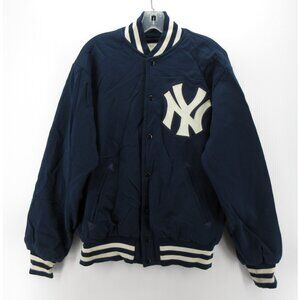 VINTAGE New York Yankees Jacket Medium Bomber 70s Aladen Dugout Coat *